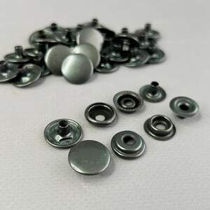 Кнопка нержавейка #61 - 15мм Темный Никель (50шт) (00246) Кнопка нержавейка #61 - 15мм Темный Никель (50шт) (00246)