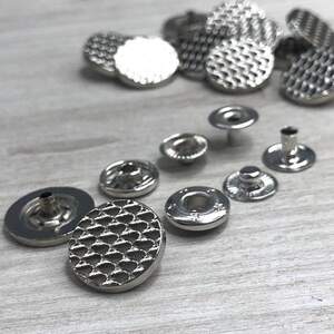 Кнопка Таблетка - 17мм Никель 50шт. Нержавейка (108917) Кнопка Таблетка - 17мм Никель 50шт. Нержавейка (108917)