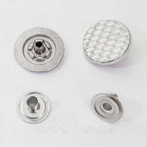 Кнопка Таблетка - 17мм Никель 720шт. Нержавейка (108917) Кнопка Таблетка - 17мм Никель 720шт. Нержавейка (108917)