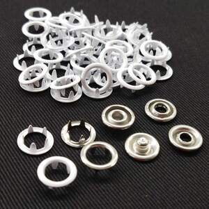 Кнопка трикотажная Baby 10,5 Турция Белая (50шт.) Кнопка трикотажная Baby 10,5 Турция Белая (50шт.)