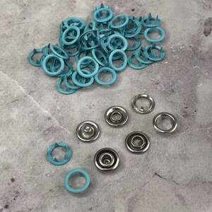 Кнопка трикотажная Baby 9,5мм Бирюзовый 50шт. (453) Кнопка трикотажная Baby 9,5мм Бирюзовый 50шт. (453)