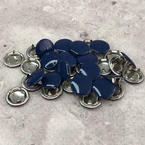 Кнопка трикотажная Baby 9,5мм Темно синий с закрытой шляпкой 1440шт. (227)