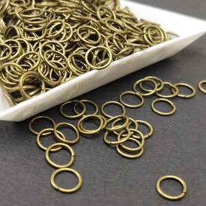 Колечко соединительное, одинарное 6 мм, цвет Бронза - 10г/уп Колечко соединительное, одинарное 6 мм, цвет Бронза - 10г/уп