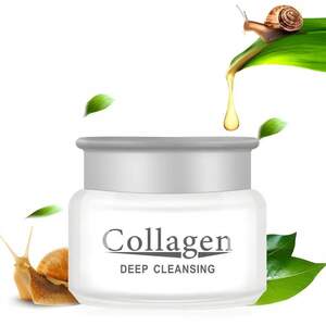 Коллагеновый крем для лица Collagen Deep Cleansing с муцином улитки, 80гр Коллагеновый крем для лица Collagen Deep Cleansing с муцином улитки, 80гр