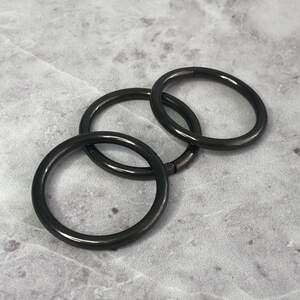 Кольцо для сумки Ø 2,5 см - темный никель Кольцо для сумки Ø 2,5 см - темный никель