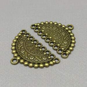 Коннектор металлический Восток монета 27х41 мм, цвет Антик Коннектор металлический Восток монета 27х41 мм, цвет Антик