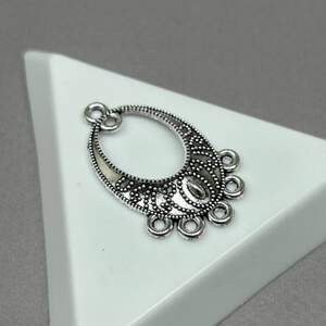 Коннектор металлический Медальон 18х31мм, Сталь Коннектор металлический Медальон 18х31мм, Сталь