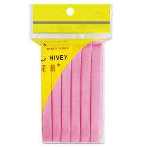 Косметологический прессованный спонж для умывания Розовый, 12шт