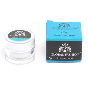 Крем-ремувер для снятия накладных ресниц Global Fashion без запаха, 7г