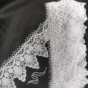 Кружево макраме Sindtex 10см (13м) Цвет - Белый (11-LY018-0234-1)