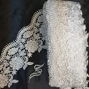 Кружево макраме Sindtex 10см (13м) Цвет - Белый (34-C70098-1)