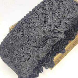 Кружево макраме Sindtex 10см (13м) Цвет - Черный (729-94-039)