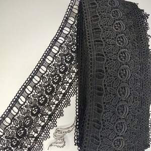 Кружево макраме Sindtex 10см (20м) Цвет - Черный (09-Y10093-4)