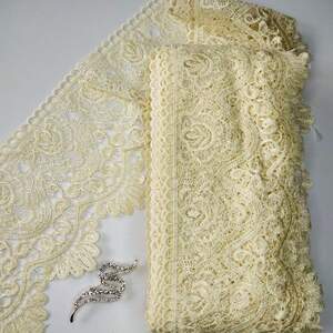 Кружево макраме Sindtex 14см (13м) Цвет - Молочный (41-LY018-0278-6)