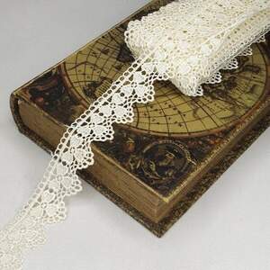 Кружево макраме Sindtex 3,5см (13м) Цвет - Айвори (729-30-084)