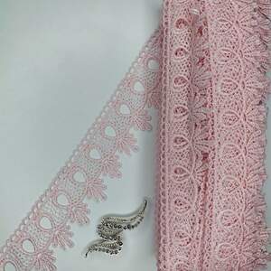 Кружево макраме Sindtex 5см (20м) Цвет - Розовый (01-Y10495-7)