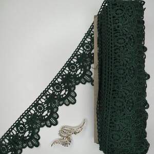Кружево макраме Sindtex 6,5см (13м) Цвет - Зеленый (07-T1138-4)