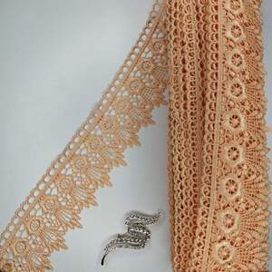 Кружево макраме Sindtex 6,5см (20м) Цвет - Персик (05-XR13023-9)