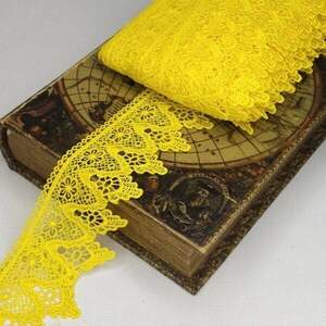 Кружево макраме Sindtex 6см (13м) Цвет - Желтый (729-51-132)