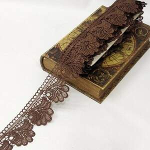 Кружево макраме Sindtex 6см (13м) Цвет - Коричневый (729-42-032)