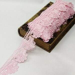 Кружево макраме Sindtex 6см (13м) Цвет - Розовый (729-42-004)