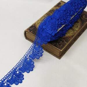 Кружево макраме Sindtex 6см (13м) Цвет - Синий электрик (729-42-040)