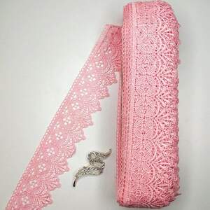 Кружево макраме Sindtex 6см (20м) Цвет - Розовый яркий (28-Y10494-5) Кружево макраме Sindtex 6см (20м) Цвет - Розовый яркий (28-Y10494-5)