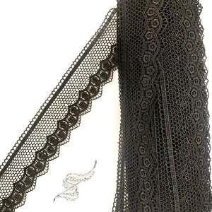 Кружево макраме Sindtex 6см (20м) Цвет - Черный (18-XR12073-2) Кружево макраме Sindtex 6см (20м) Цвет - Черный (18-XR12073-2)