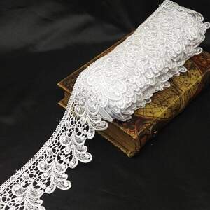 Кружево макраме Sindtex 7,5см (13м) Цвет - Белый (729-67-001) Кружево макраме Sindtex 7,5см (13м) Цвет - Белый (729-67-001)