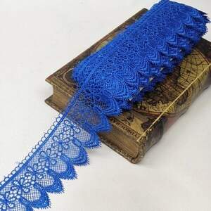 Кружево макраме Sindtex 7см (13м) Цвет - Синий электрик (729-64-040)