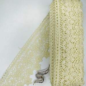 Кружево макраме Sindtex 8,5см (13м) Цвет - Молочный (13-L0007-6)