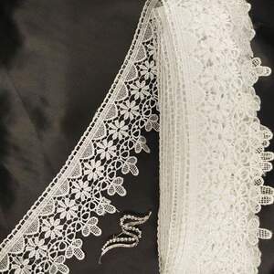 Кружево макраме Sindtex 8,5см (20м) Цвет - Белый (19-Y10912-1)