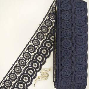 Кружево макраме Sindtex 8см (13м) Цвет - Синий тёмный (18-SF0048-3) Кружево макраме Sindtex 8см (13м) Цвет - Синий тёмный (18-SF0048-3)