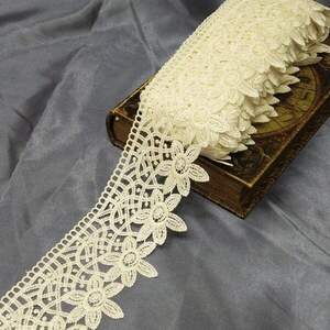 Кружево макраме Sindtex 9см (13м) Цвет - Айвори (729-93-084) Кружево макраме Sindtex 9см (13м) Цвет - Айвори (729-93-084)