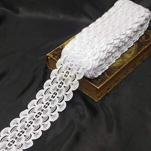 Кружево макраме Sindtex 9см (13м) Цвет - Белый (30-Y11561-3) Кружево макраме Sindtex 9см (13м) Цвет - Белый (30-Y11561-3)