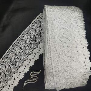 Кружево макраме Sindtex 9см (13м) Цвет - Белый (49-SF4315-1) Кружево макраме Sindtex 9см (13м) Цвет - Белый (49-SF4315-1)