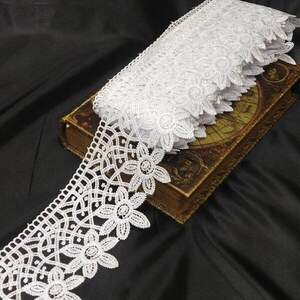 Кружево макраме Sindtex 9см (13м) Цвет - Белый (729-93-001) Кружево макраме Sindtex 9см (13м) Цвет - Белый (729-93-001)