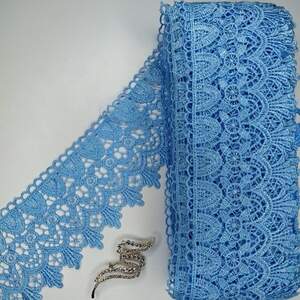 Кружево макраме Sindtex 9см (13м) Цвет - Голубой (06-SF3119-2) Кружево макраме Sindtex 9см (13м) Цвет - Голубой (06-SF3119-2)