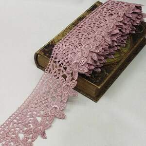 Кружево макраме Sindtex 9см (13м) Цвет - Пыльная роза (729-93-091) Кружево макраме Sindtex 9см (13м) Цвет - Пыльная роза (729-93-091)