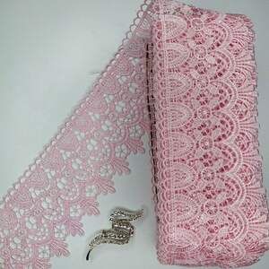 Кружево макраме Sindtex 9см (13м) Цвет - Розовый (06-SF3119-5) Кружево макраме Sindtex 9см (13м) Цвет - Розовый (06-SF3119-5)