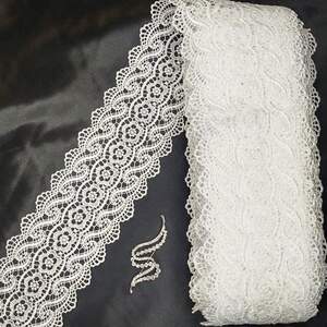 Кружево макраме Sindtex 9см (20м) Цвет - Белый (27-Y11487-1) Кружево макраме Sindtex 9см (20м) Цвет - Белый (27-Y11487-1)