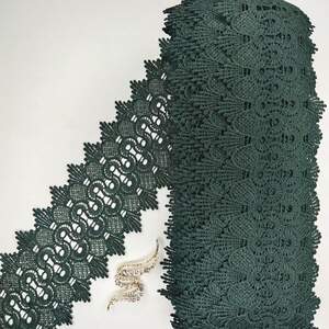 Кружево макраме Sindtex 9см (20м) Цвет - Зеленый (23-Y12169-3) Кружево макраме Sindtex 9см (20м) Цвет - Зеленый (23-Y12169-3)