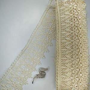 Кружево макраме Sindtex 9см (20м) Цвет - Молочный (24-H13115-2)