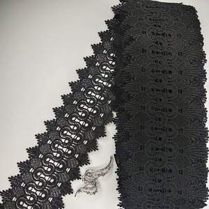 Кружево макраме Sindtex 9см (20м) Цвет - Черный (23-Y12169-10)