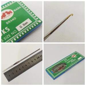 Крючок для вязания 0,6мм Крючок для вязания 0,6мм