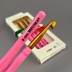 Крючок для вязания Shuma #9 с мягкой ручкой