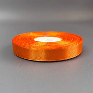 Лента атласная оранжевая, 12см/33м (8020)