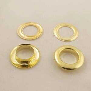 Люверс Золото 10мм (1000шт) (матр.00257)