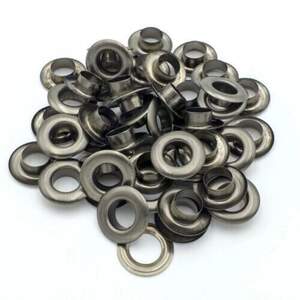 Люверс из нержавеющей стали D-10мм 1000шт Темный никель (матр.00257)