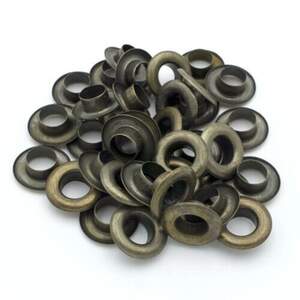 Люверс из нержавеющей стали D-8мм 1000шт Антик (матр.00256)